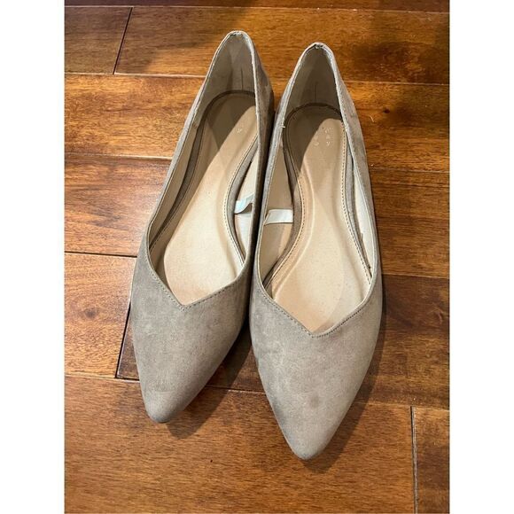A New Day suede tan slides size 9 - Picture 1 of 9